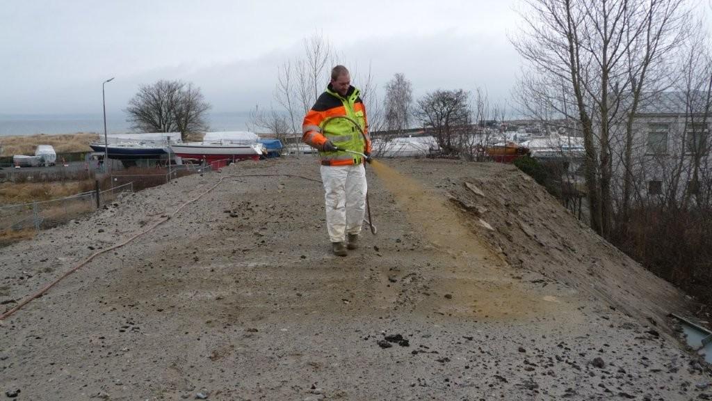 Støvbinding arbejde reference 3
